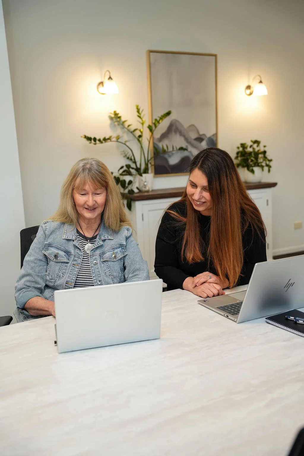 KGA business coaching discussion with a client